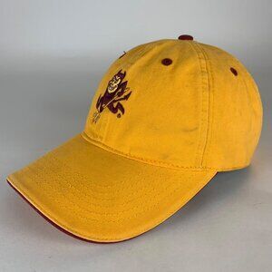Arizona State Sun Devils NCAA Gold ML Caps Relaxed Fit Strapback Adjustable Hat
